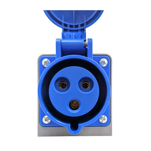 Plug AC Male Connector 32A 2P+E IP44