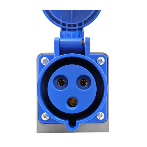 Plug AC Male Connector 32A 2P+E IP44