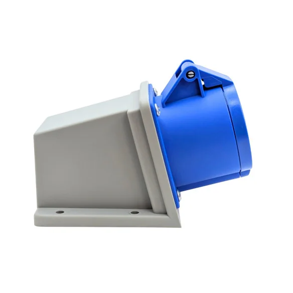 Ficha CA Conector macho 32A 2P+E IP44