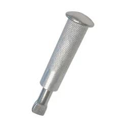 Ancre rétractable 12 mm Bouchon en aluminium et vis en acier inoxydable