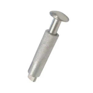 Ancrage escamotable Ø12 mm pour bâche de piscine | Inox 2