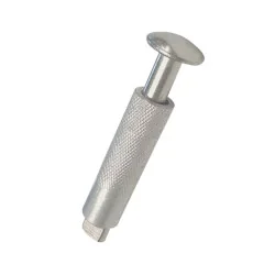 Ancre rétractable 12 mm Bouchon en aluminium et vis en acier inoxydable 2