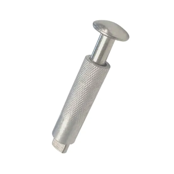 Anclaje escamoteable Ø12 mm para cubierta de invierno | Inox 316