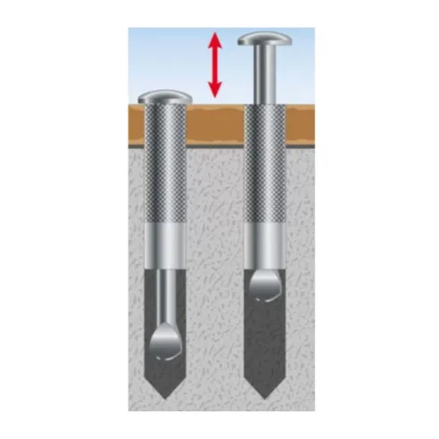 Anclaje escamoteable Ø12 mm para cubierta de invierno | Inox 316