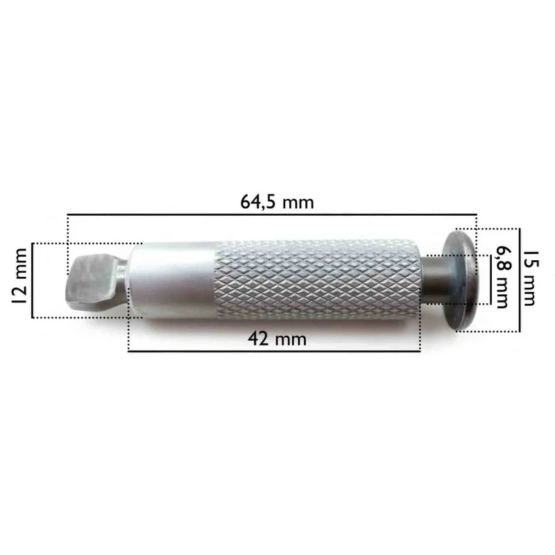 Ancrage escamotable Ø12 mm pour bâche de piscine | Inox