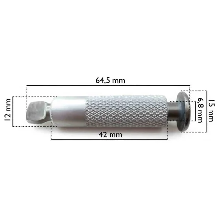 Retractable anchor Ø12 mm for winter cover | Stainless steel 316
