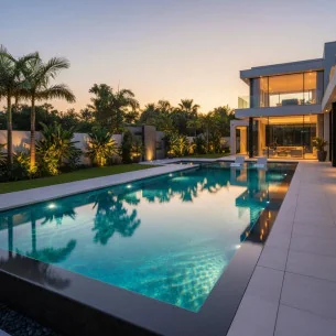 Configurador de Iluminación de Piscina