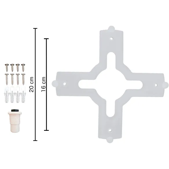 cópia de Projetor LED para Piscina - Branco Frio 6000K 18W AC/12V - Com Cruzeta