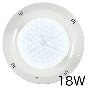 Projetor LED de superfície para piscina 18W 6000K | Ø29 cm | 12V AC