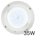 Foco LED de Superficie para Piscina | Blanco Frío 6000K 35W AC/12V | Con Cruceta