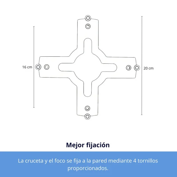 Projetor LED de superfície para piscina 18W 6000K | Ø29 cm | 12V AC