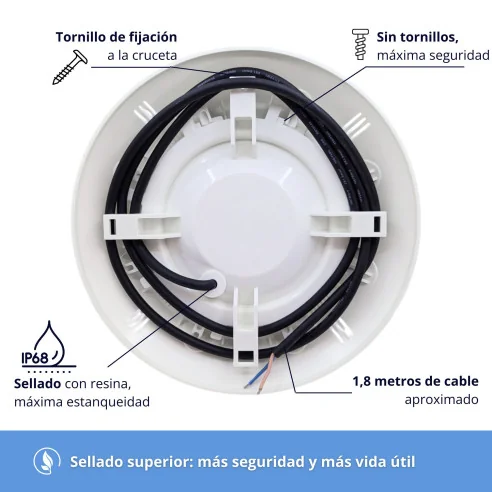 submersible rear spotlight