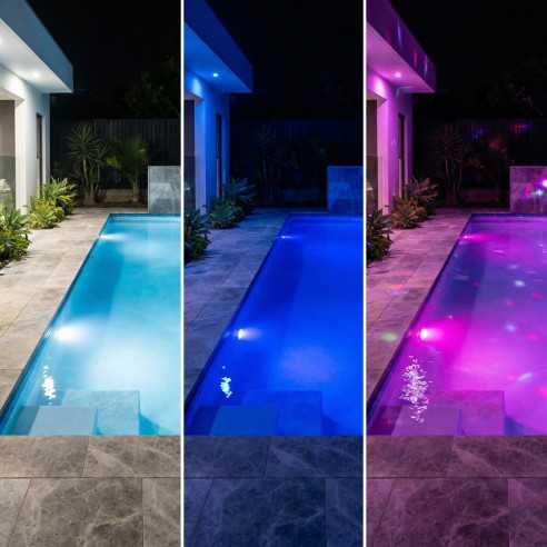 Configurador de Iluminación de Piscina