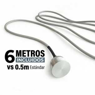 Bouton poussoir piézo 22 mm 5-24 V AC/DC, IP68 aluminium