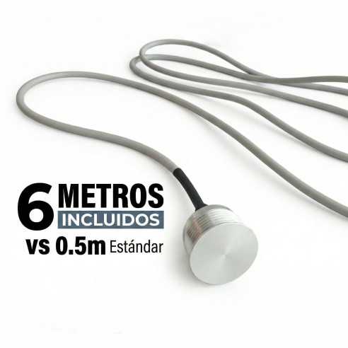 Bouton poussoir piézo 22 mm 5-24 V AC/DC, IP68 aluminium