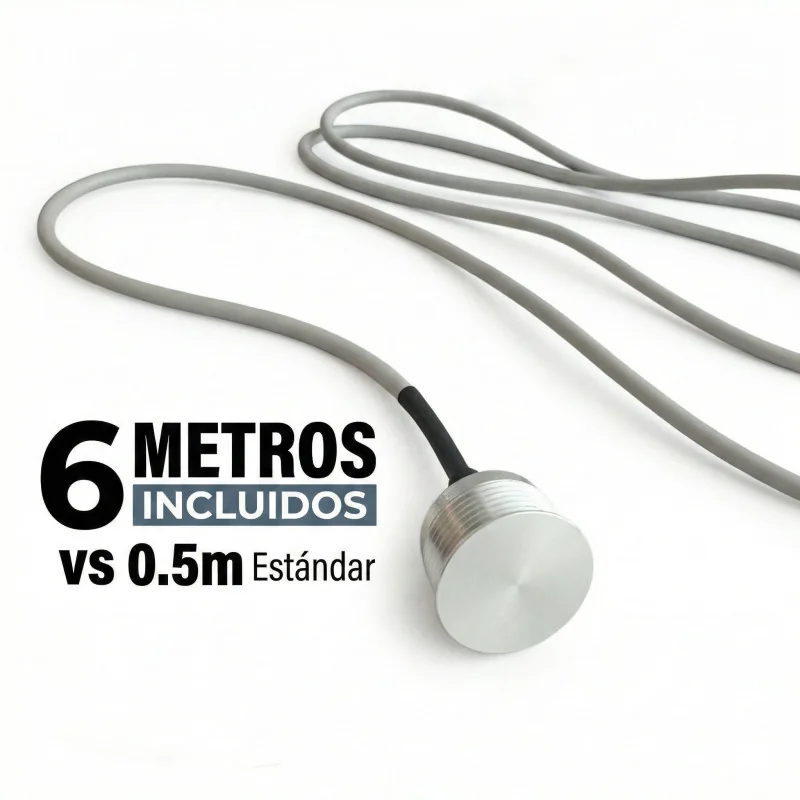 Bouton poussoir piézo 22 mm 5-24 V AC/DC, IP68 aluminium