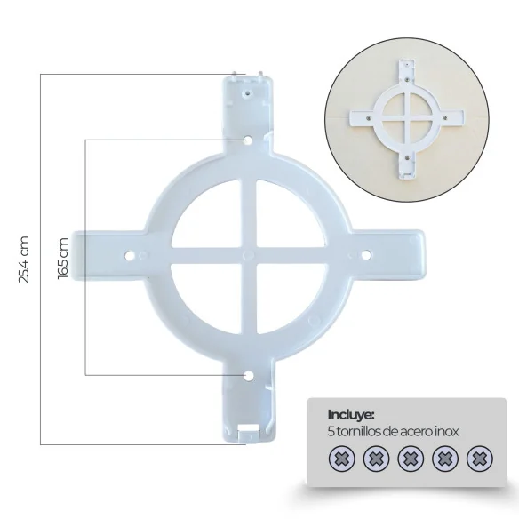 Projecteur de piscine à LED blanches pour surface de piscine | Support standard