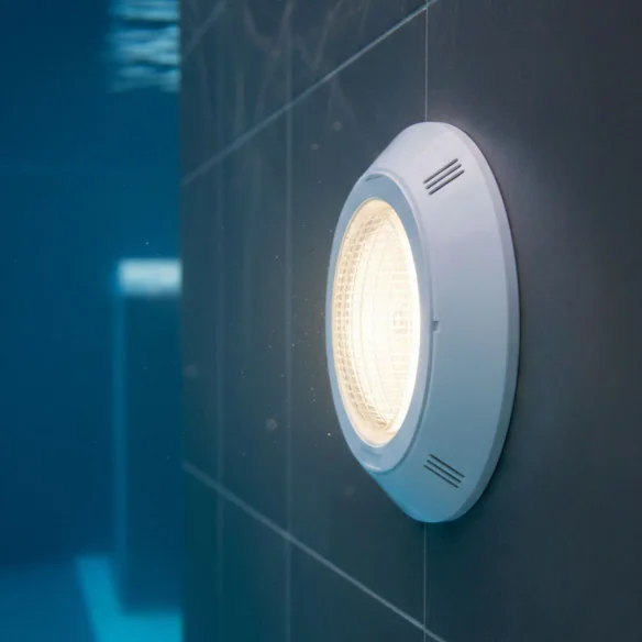 Warm White Surface LED Pool Light | Standard Cross-Brace