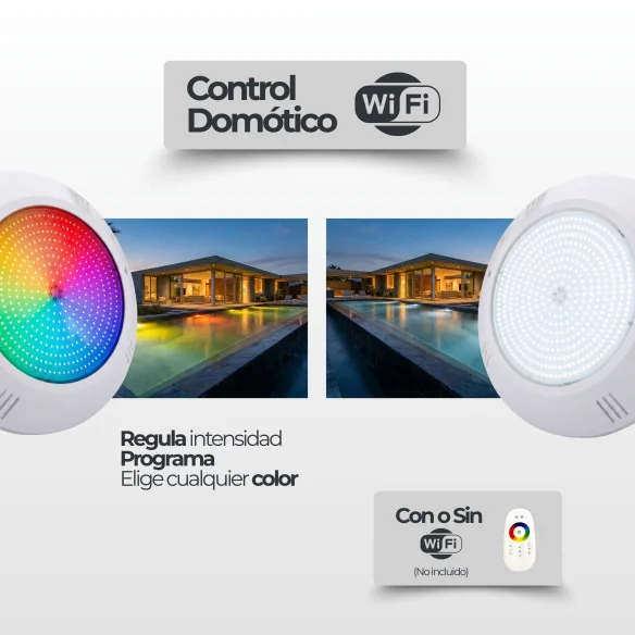 Foco para Piscina RGBW (Colores y Blanco Puro) 35W - Swimhome