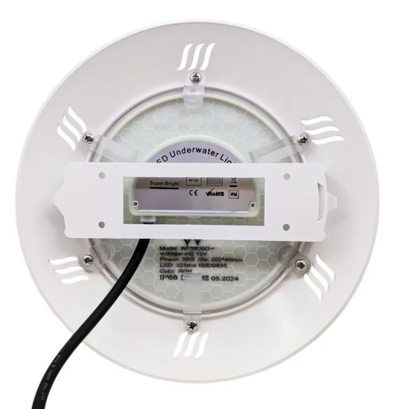 Surface LED Pool Light | 35W 12V AC | White + RGB ON/OFF | Ecolume 28 Series