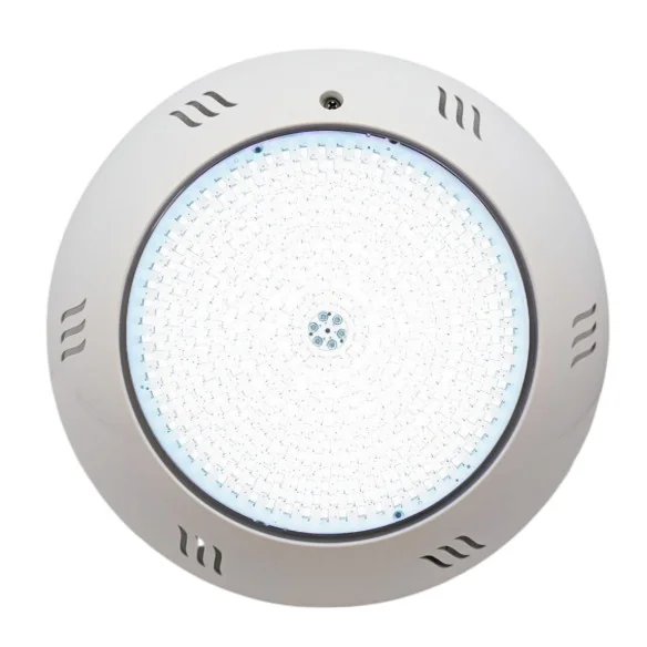 Foco LED de Superfície para Piscina | 35W 12V AC | Branco + RGB ON/OFF | Gama Ecolume 28
