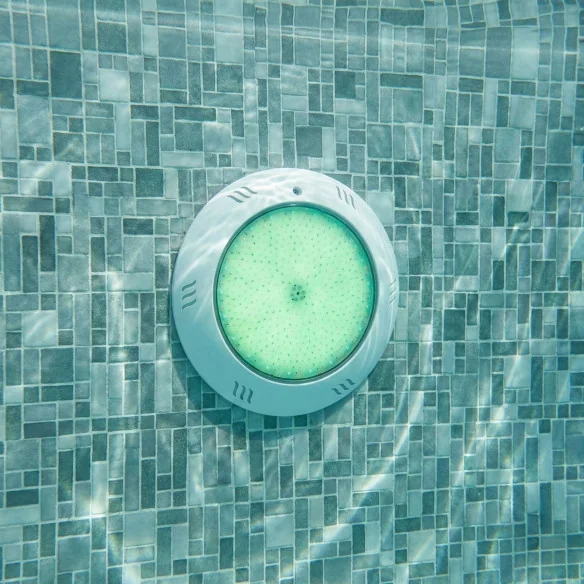 Foco LED Piscina Superficie | 35W 12V AC | Blanco + RGB ON/OFF | Gama Basic