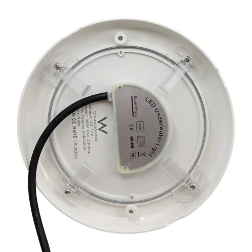 Foco LED blanco cálido 30W 12V AC de superficie relleno de resina Airless - 5