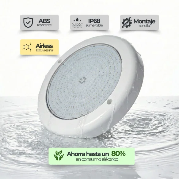 Foco LED Blanco Resina 3000k | Swim Home