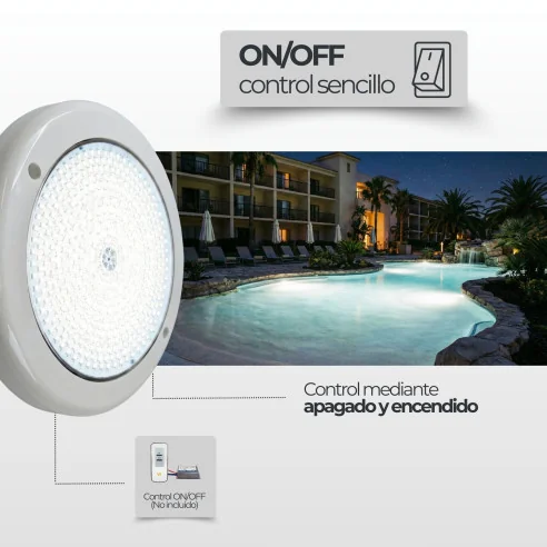 Foco LED Blanco Resina 3000k | Swim Home