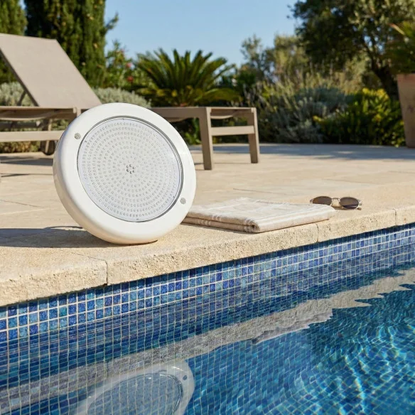 Foco LED de Superfície RGB 35W 12V AC para Piscina - Gama Premium