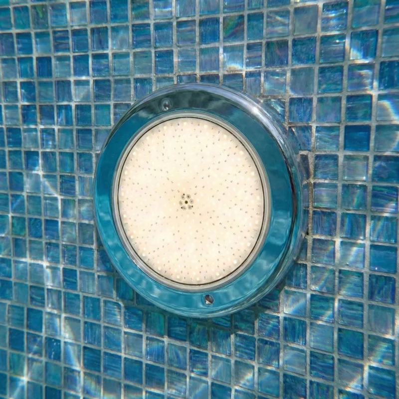 Projetor LED para piscina Ø23 cm 12V AC - Aço inoxidável 316, 35 W, 3450 lm :: Projetor LED para piscina Ø23 cm 12V AC - Aço ino