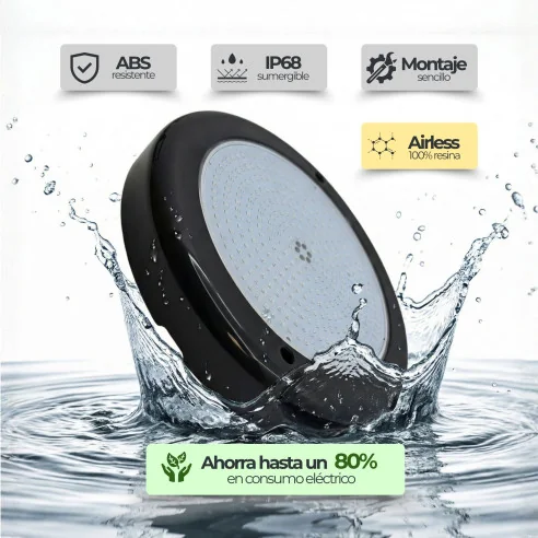 Foco LED para Piscina Blanco Frío 6000K Antracita - Swim home