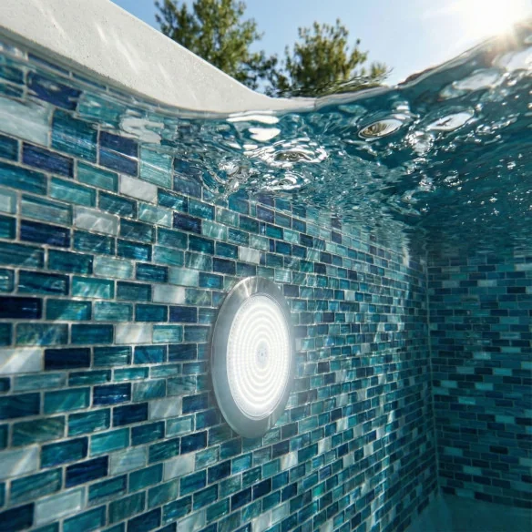 Spot plat LED RGBW 45W AISI316 Acier | Piscines avec contrôle WiFi