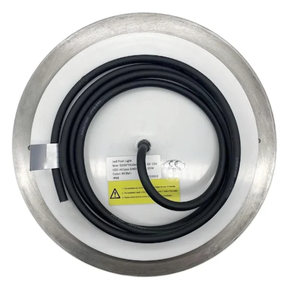 Projetor LED branco frio em aço inoxidável para piscina - 2