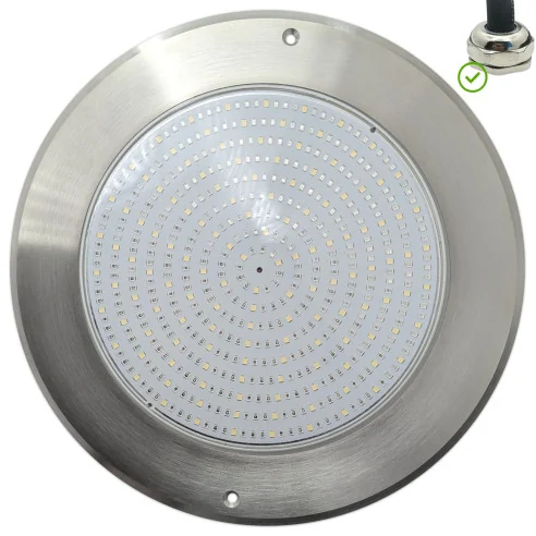 Projecteur de piscine LED blanc froid en acier inoxydable - 1