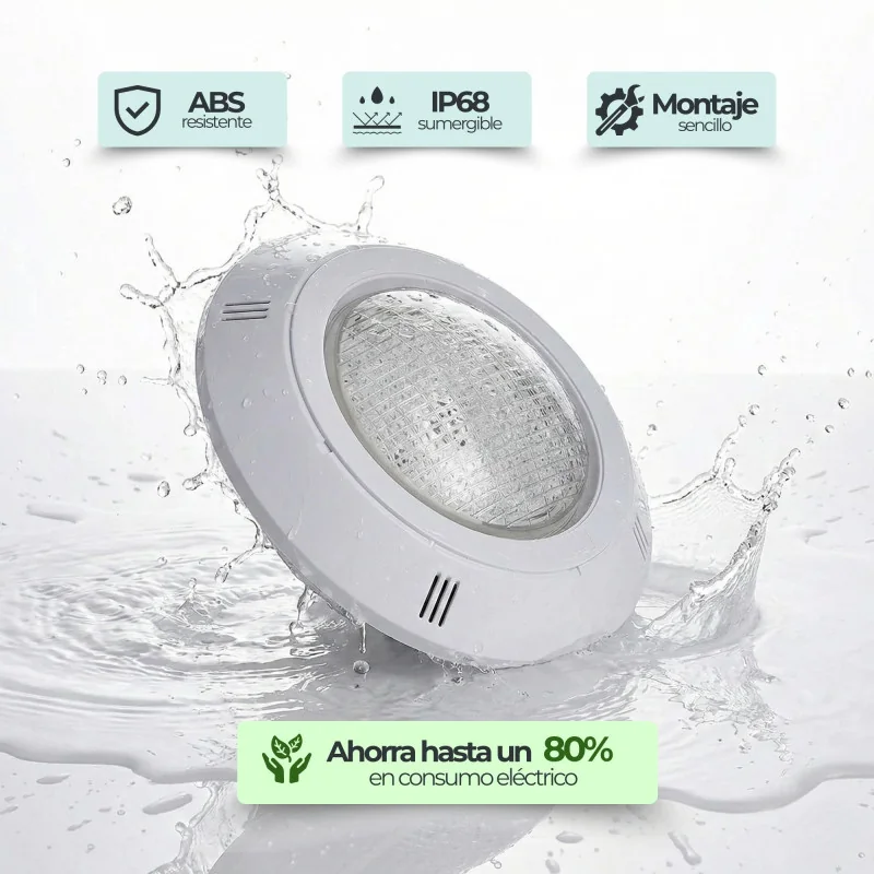 Projecteur LED Piscine Blanc Chaud | Croisillon Standard