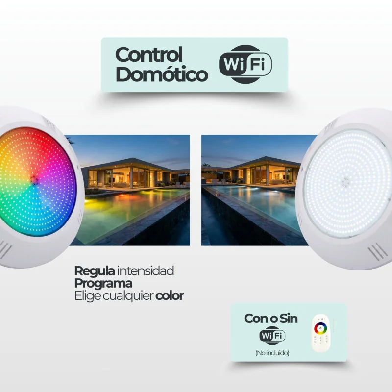 Projetor de Piscina RGBW (Cores e Branco Puro) 35W - Swimhome