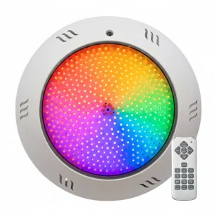 35W RGB LED Surface Pool Light | 12V AC Submersible with Remote