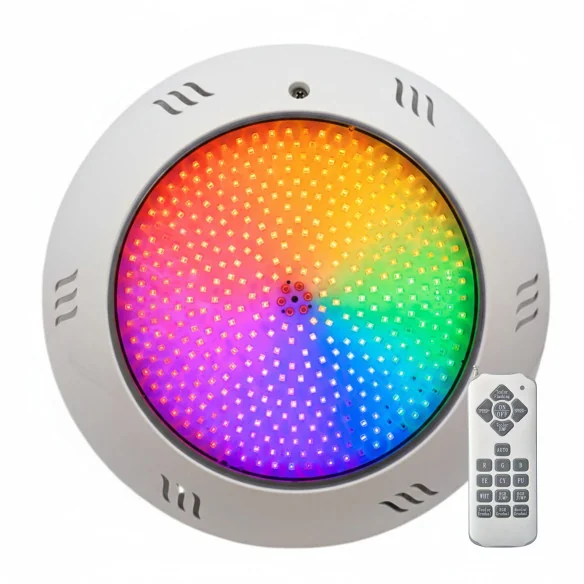 35W RGB LED Surface Pool Light | 12V AC Submersible with Remote