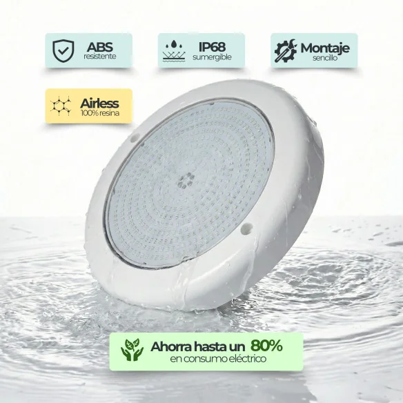 Foco LED Blanco Resina 3000k | Swim Home