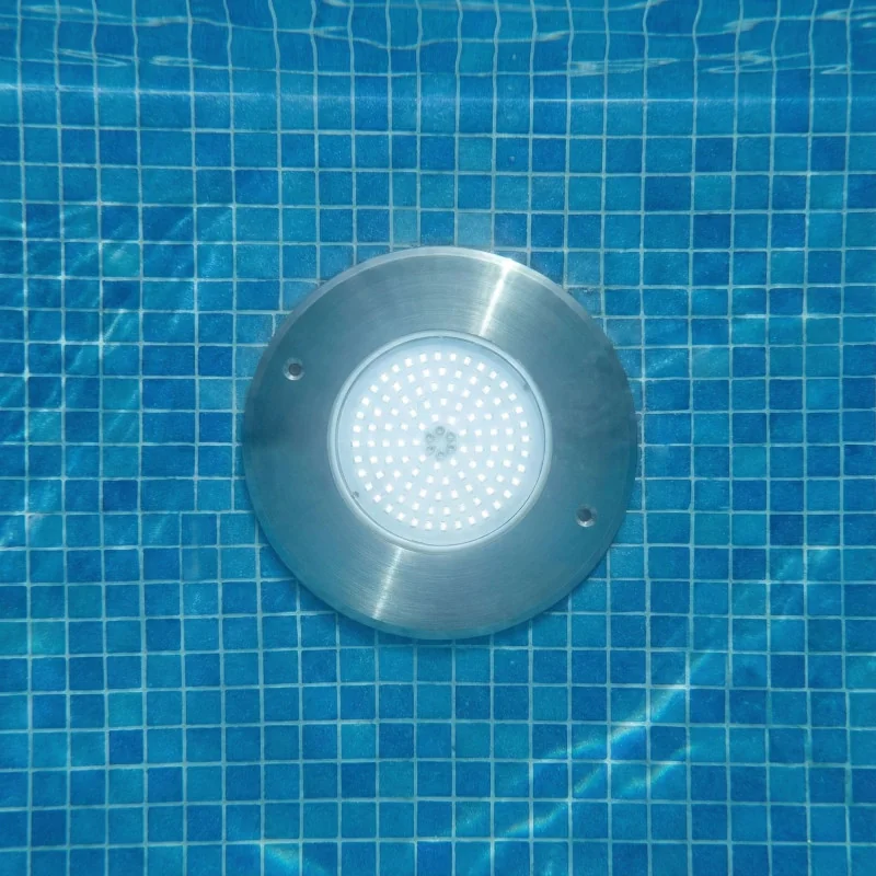 Cold White Stainless Steel LED Pool Light | 16cm Diameter 10W