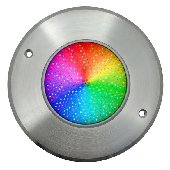 10W 12V AC RGB Stainless Steel LED Pool Spotlight - Ultrathin 16cm