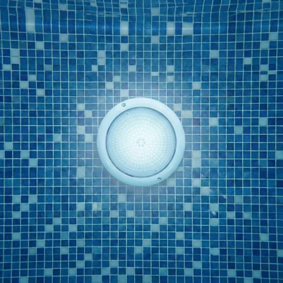 Projecteur LED Piscine Blanc Froid ABS | 18cm Diamètre 24W