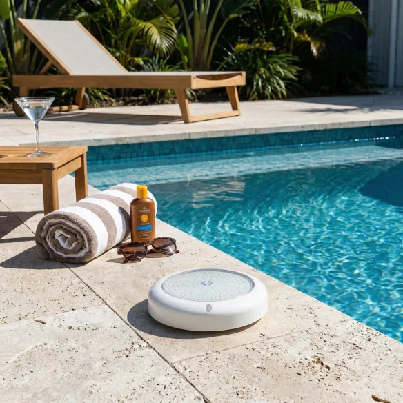 Cool White LED Pool Light ABS | 18cm Diameter 24W