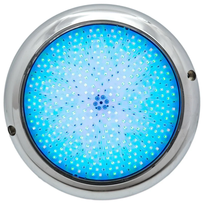 Pool LED RGB ON/OFF 12V AC Ø15 cm | Acier inoxydable