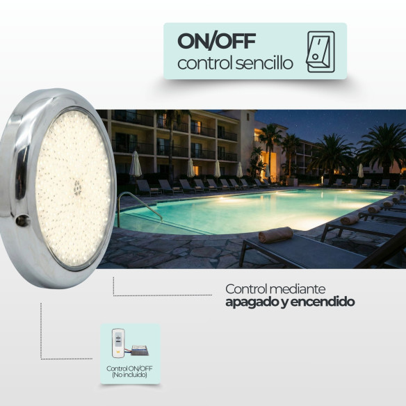 Spot de piscine LED 15 cm de diamètre | Petite taille | Swimhome