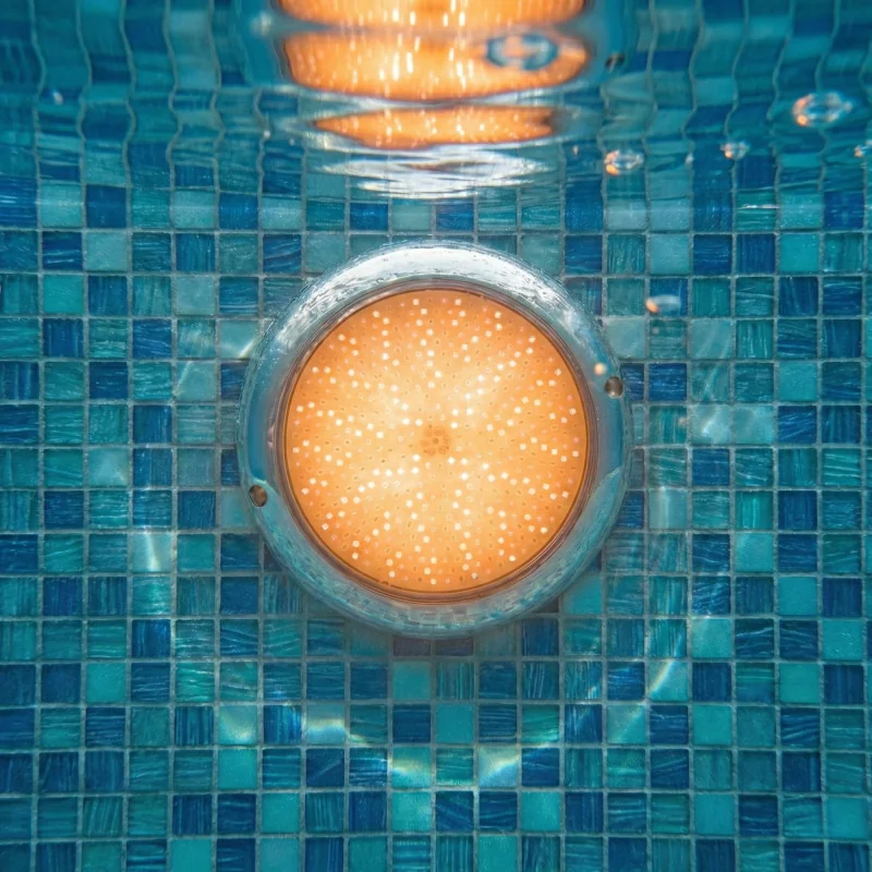 Projetor LED RGB para Piscina 15 cm - Aço Inoxidável Premium