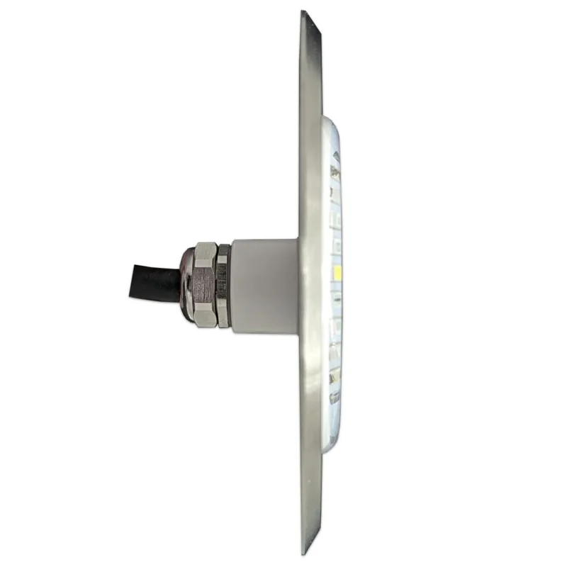 Cool White Stainless Steel LED Pool Light | 11cm Diameter 6W