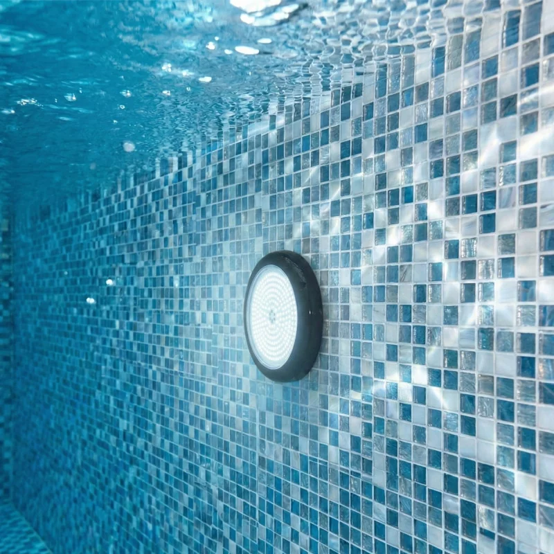Spot LED blanc Ø15cm Anthracite - Eclairage de piscine moderne