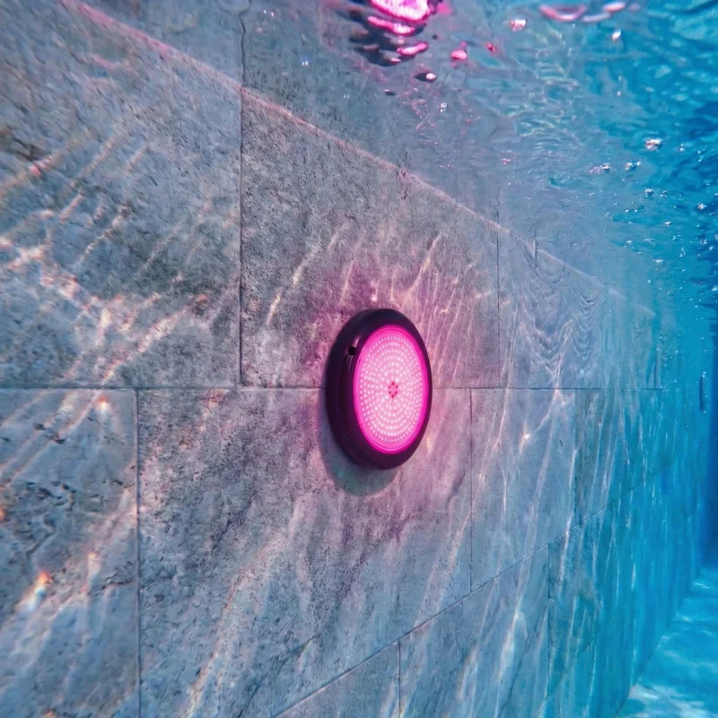 Spot de piscine LED Anthracite - RGB ON/OFF Ø15cm ABS